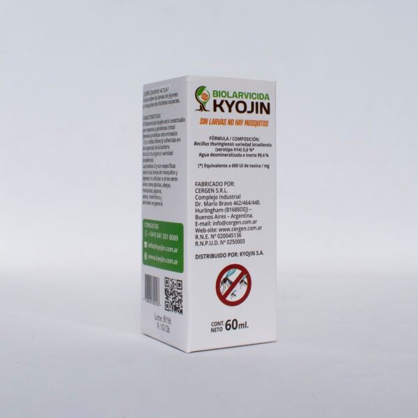 Biolarvicida KYOJIN para control de proliferación de mosquitos – 60 ml - Image 4